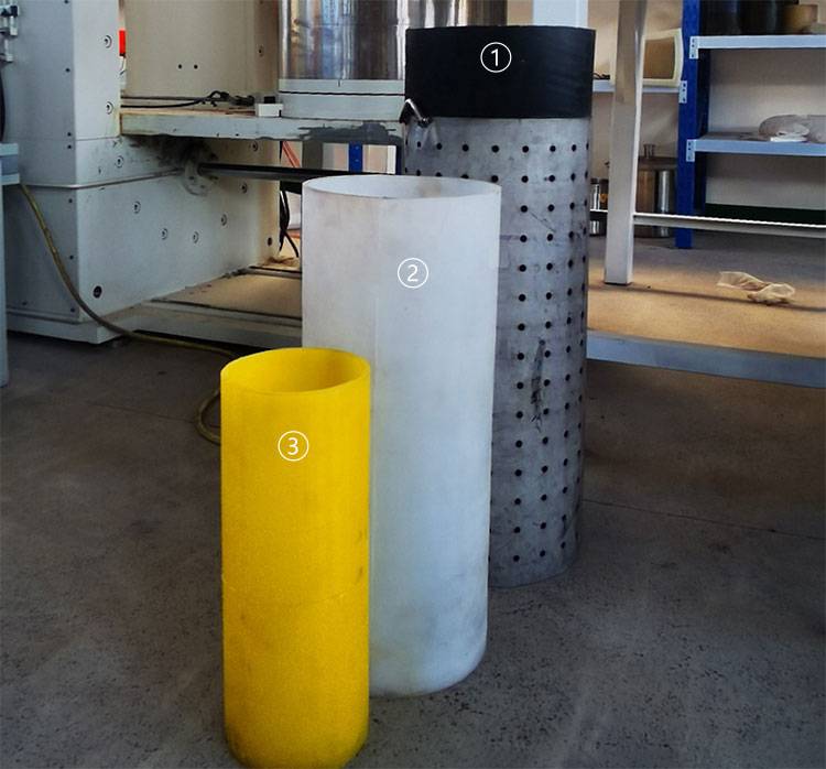Ejemplos de materiales para moldes: 1. 1. Caucho Silicona-látex 3. Poliuretano