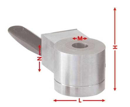Dimensional diagram of cylindrical electric heating mold