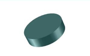 Press the shape of the sample