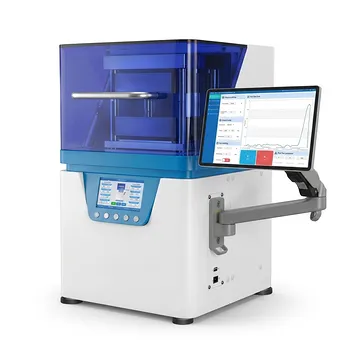 自動大型ラボ用加熱油圧プレス 400x400mmプレート容量