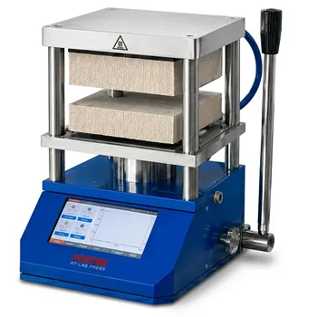 Presse à chaud manuelle de 50 tonnes avec chauffage programmable à double zone et capteur de pression numérique