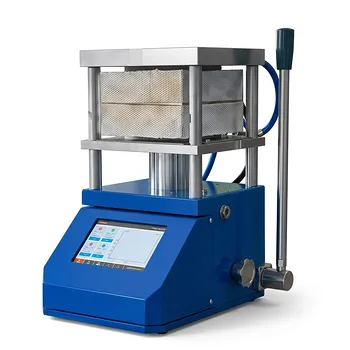 Presse à chaud manuelle de 25 tonnes à 600°C pour le traitement de matériaux en laboratoire