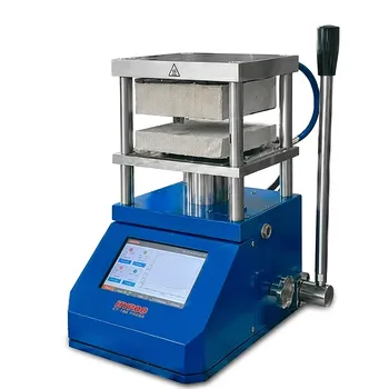 Presse à chaud programmable 15 tonnes avec écran tactile 7 pouces, encombrement réduit de 260 mm