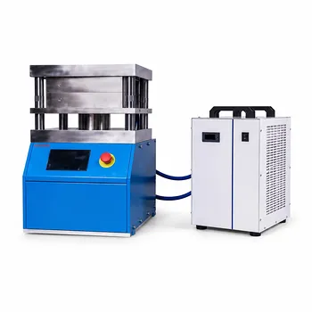 15-Ton Automatic Heated Hydraulic Press with 350x300mm Platens Programmable Dual-Zone Control