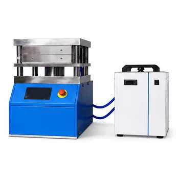 Automatic Laboratory Hot Press 15 Ton 300°C Dual Zone Programmable Temperature Control