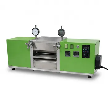 Laminador vertical eléctrico de laboratorio de 96 mm con calefacción, prensa de rodillos para baterías, prensa de laminación eléctrica