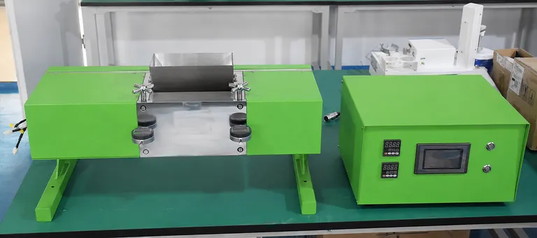 Laboratory Heated Horizontal Double Roll Machine with Dual Servo Motors 1