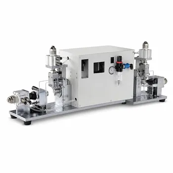 半自動円筒形電池用溝入れ機