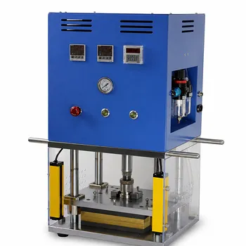 Máquina manual de prensado en caliente y conformado para celdas de batería