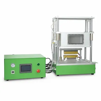 Máquina dos en uno de reposo al vacío, pre-sellado y sellado lateral para baterías de bolsa y cilíndricas
