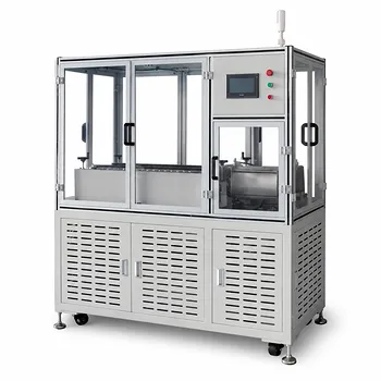 Máquina de formación por prensado en caliente horizontal para baterías de iones de litio tipo bolsa
