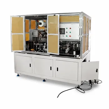 Halbautomatische Z-Falt-Stapelmaschine für prismatische Lithium-Ionen-Leistungsbatterien