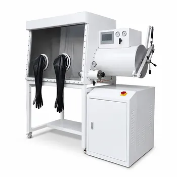 Glovebox da laboratorio a postazione singola con armadio di purificazione gas indipendente per la ricerca in atmosfera inerte
