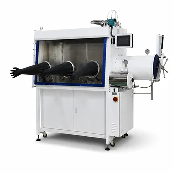 Glovebox a tre porte per operatore singolo per la ricerca in atmosfera di gas inerte