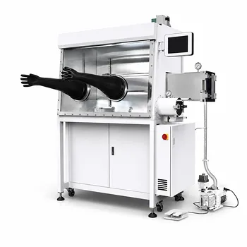Glove box da laboratorio a stazione singola sottovuoto con camera di transizione rettangolare automatizzata