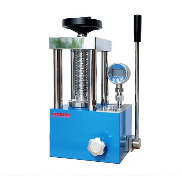 вид сбоку горячего пресса