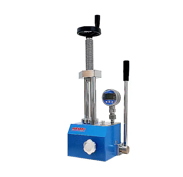 Вид сбоку ручного таблеточного пресса