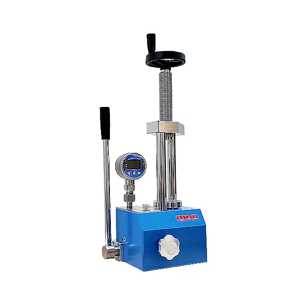 Вид сбоку ручного таблеточного пресса