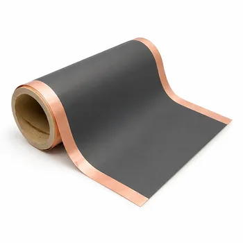 Collettore di corrente per batterie al litio in foglio di rame rivestito in carbonio su uno o due lati