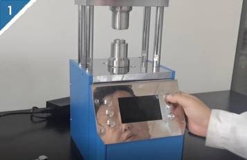 1. Encienda la alimentación de la máquina de sellado automático.