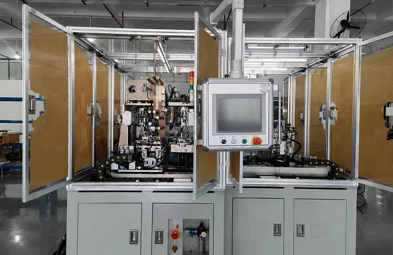 Automatic Z-Fold Stacking Machine for Prismatic Lithium Ion Battery Cells 1
