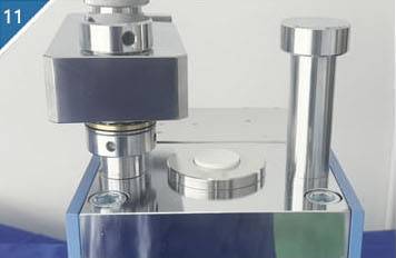 Step 11. Click the demoulding button to start ejecting the sample.