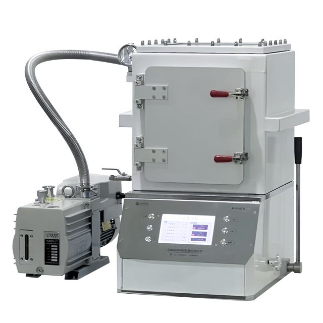 Heated Hydraulic Press Machine With Heated Plates For Vacuum Box Laboratory Hot Press
