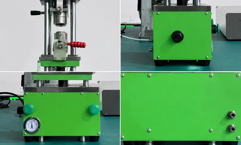 Macchina sigillatrice meccanica completamente automatica per l'assemblaggio di celle cilindriche 2