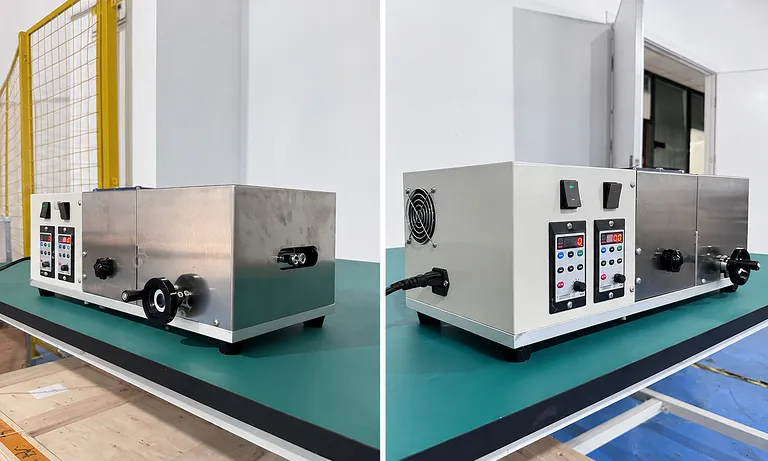 Macchina decapsulatrice da laboratorio per celle cilindriche serie 18 e 26 1
