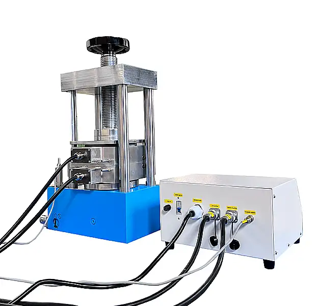 Parte trasera de la prensa de tabletas automática