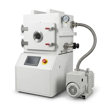 真空ボックス実験室用ホットプレス向け加熱プレート付き加熱式油圧プレス機