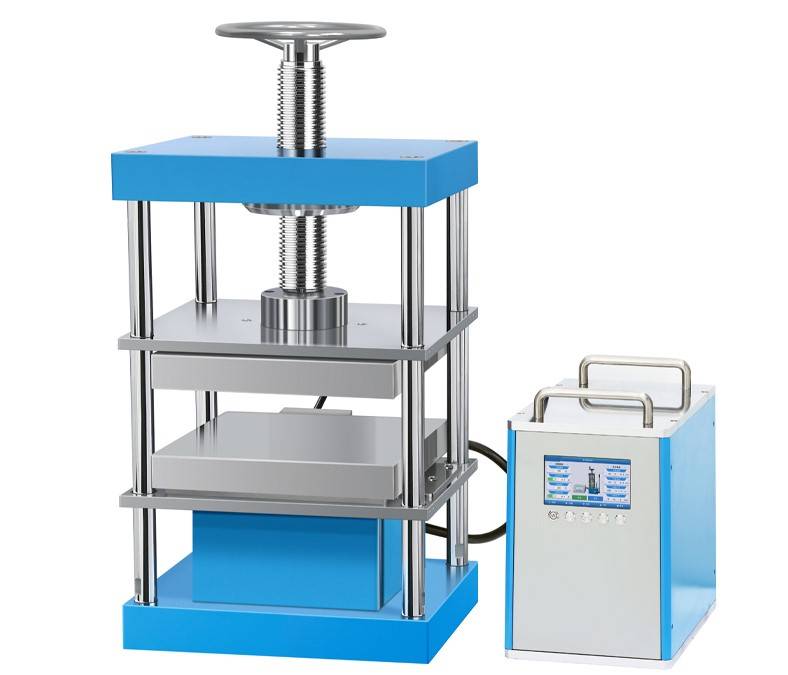 KINTEK Split Automatic Heated Hydraulic Press Machine (400x400mm platen)