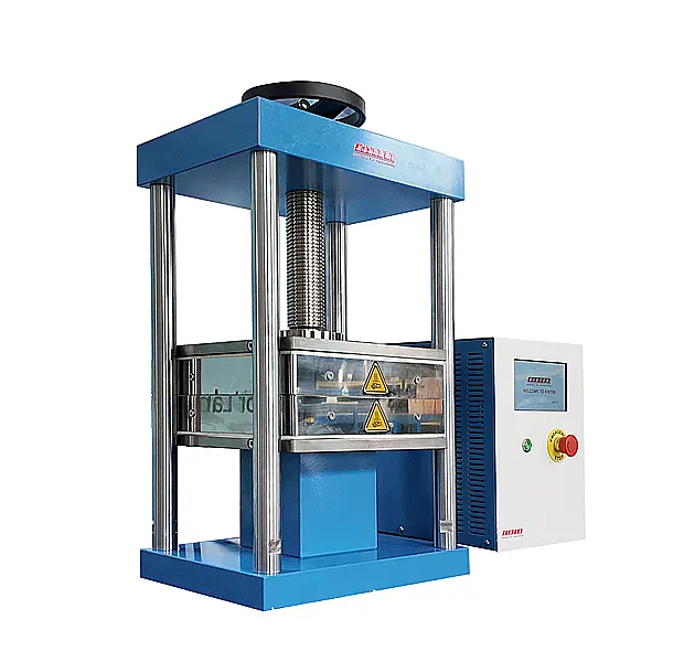 вид сбоку горячего пресса