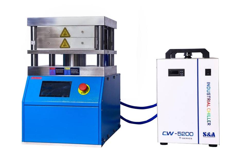 Pressa termica automatica da laboratorio 25T