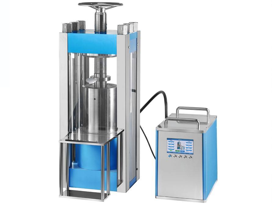 Prensa isostática eléctrica de laboratorio dividida 150T