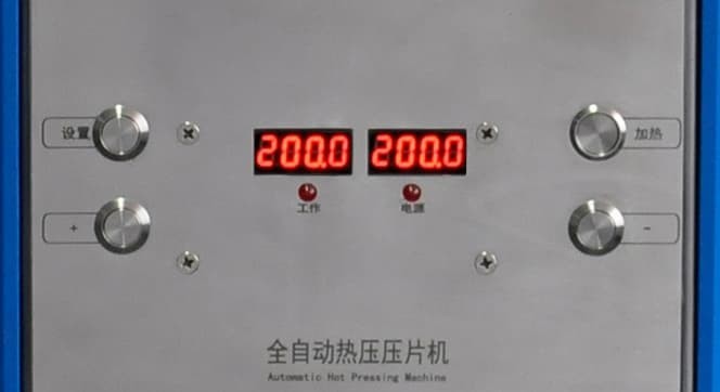 Temperature control interface for KINTEK Lab Press