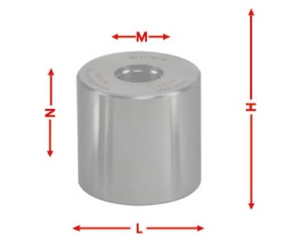 油圧パウダープレスのサイズ図