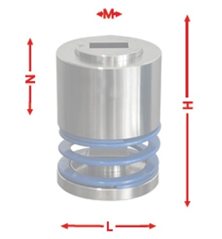 Diagramme dimensionnel du moule de presse à poudre hydraulique KINTEK