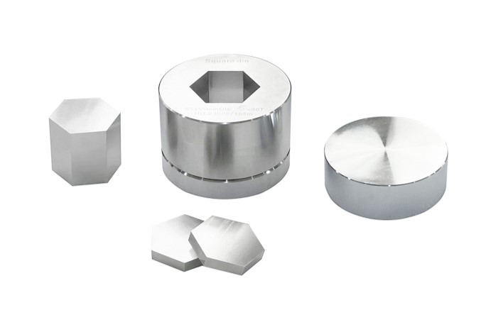 Polygon press mold details