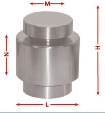 Diagram of hydraulic powder press size 2